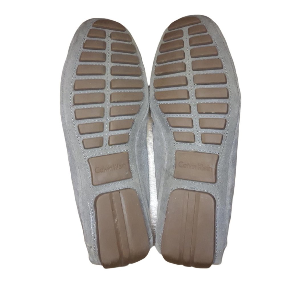 Calvin Klein Men's Suede Shoes Loafers Gray size 9M - Picture 5 of 5